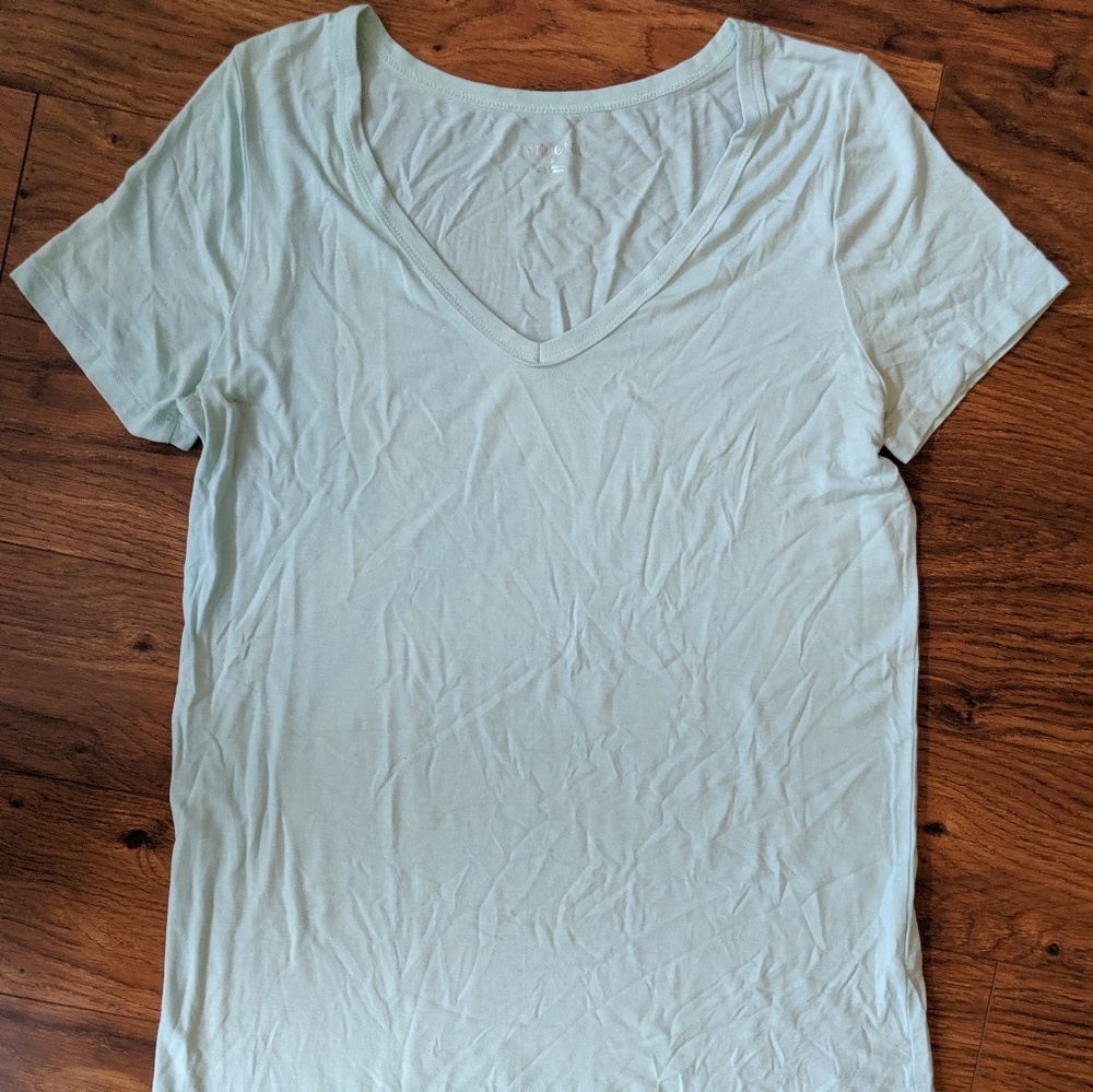 Short Sleeve V-Neck Top